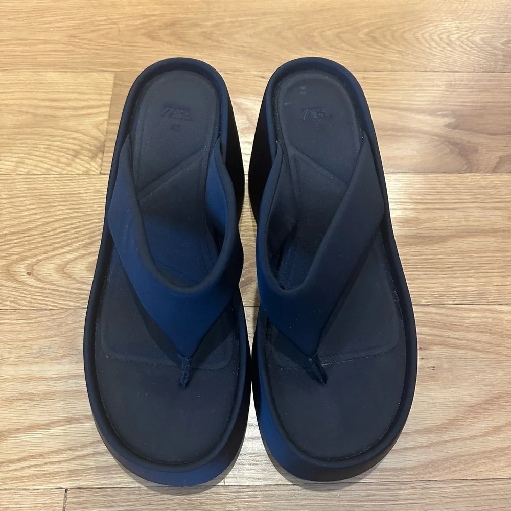 Zara Women's Black Sandals - New - Picture 1 of 7